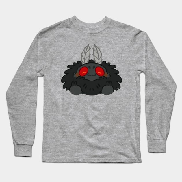 Happy Mothman Long Sleeve T-Shirt by SchmidteGoods